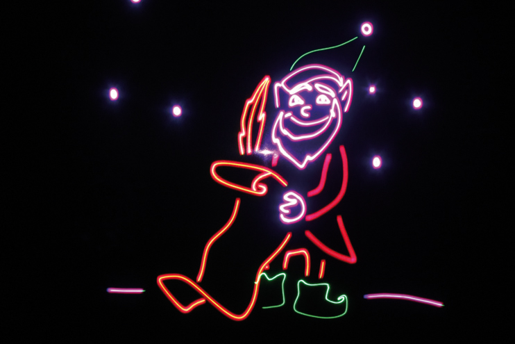 Weihnachten Lazer Tron