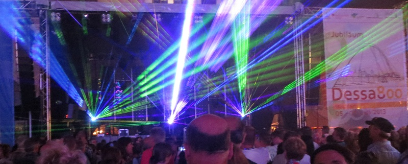 LAZER-TRON Stadtfest 800 Jahre Dessau